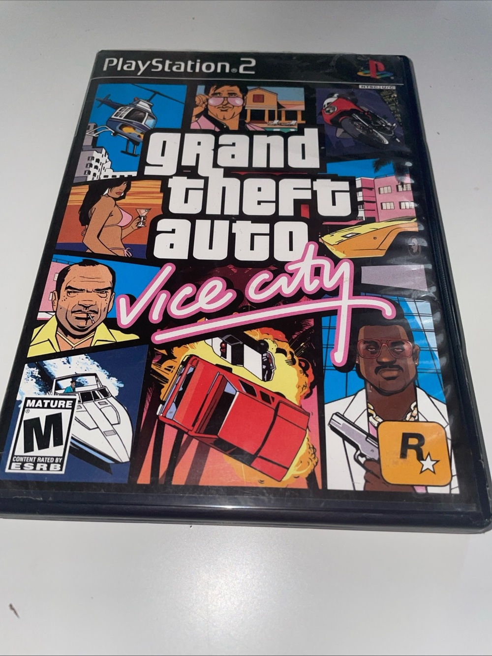 PS2: Grand Theft Auto: Vice City *COMPLETE* w/ Manual & Bikini Poster/Map